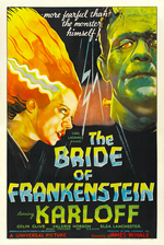 Bride of Frankenstein (1935)/The Wolf Man (1941)/Night of the Living Dead (1968)